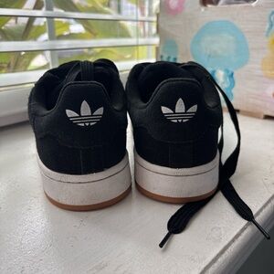 Adidas Kids Black and White Sneakers